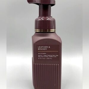 NWT Leather and Brandy Bath and Body Works BBW hand soap Limited Edition